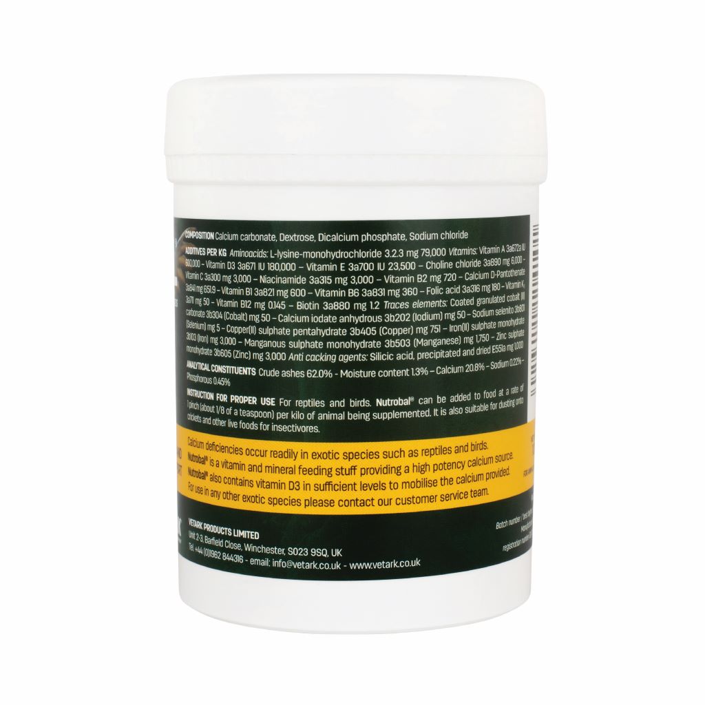 Vetark Nutrobal, 100g Appleton Exotics